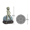 Image of Roswell The Alien With Spacecraft Statue