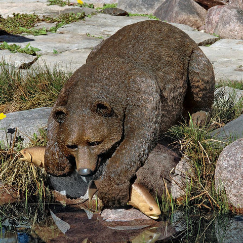 Catch Of The Day Bear Statue