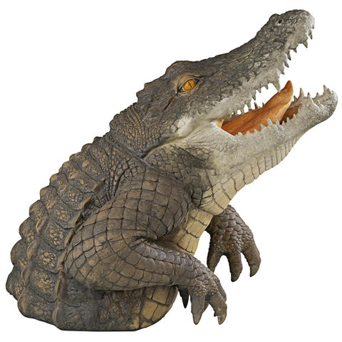 Snapping Swamp Gator Statue