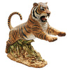 Image of Jungle Cat Leaping Bengal Tiger Statue