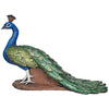 Image of Regal Peacock Statue Medium
