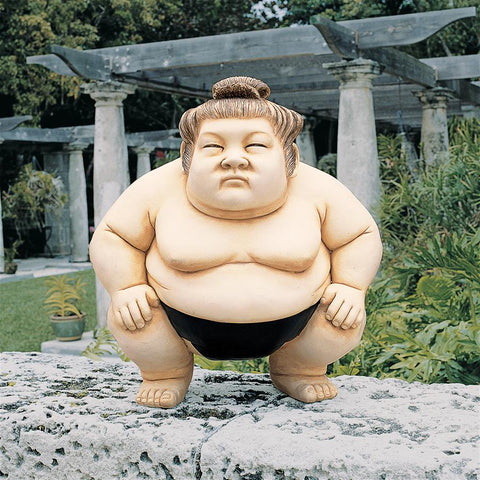 Large Basho The Sumo Wrestler Statue