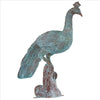 Image of Pleasant Peacock Bronze Statue