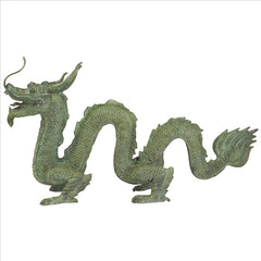 Asian Dragon Bronze Statue