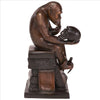 Image of Darwins Ape Bronze Statue