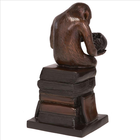 Darwins Ape Bronze Statue