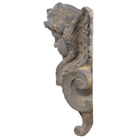 Victorial Heraldic Cherub Wall Pocket