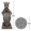 Image of St Michaels Devil Dog Sentry Statue