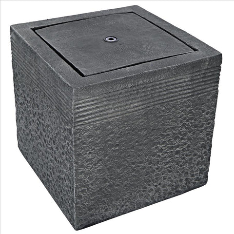 Modern Cube Bubbling Fountain