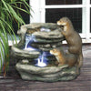 Image of Bright Water Otters Garden Fountain