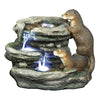 Image of Bright Water Otters Garden Fountain