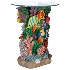 The Great Barrier Reef Glass Top Table