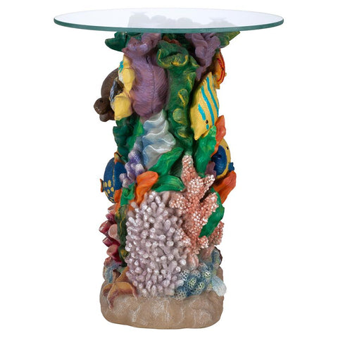 The Great Barrier Reef Glass Top Table