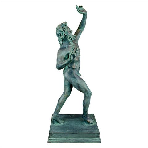 Grande Dancing Faunus Of Pompeii Statue
