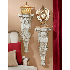 Set Of 2 French Baroque Caryatids