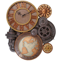 Large Gears Of Time Clock