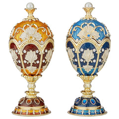 S/2 Pavlousk Enameled Eggs