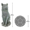 Image of King Olav V Norwegian Forest Cat Statue