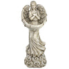 Image of Angel With Winged Offering Dish Statue