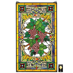 Fruit Of The Vine Stained Glass Window