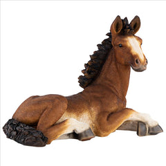 Relaxing Pony Statue