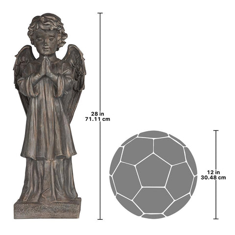 Angels Message Statue French Iron Finish