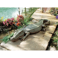 Swamp Beast Crocodile Statue