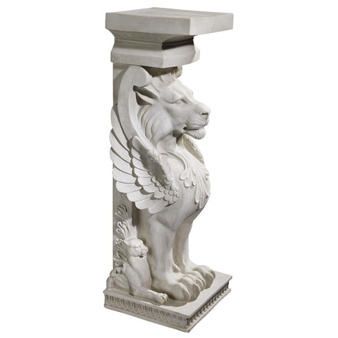 Trapezophoron Winged Lion Pedestal