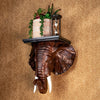 Image of Elephant Wall Shelf Sconce