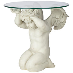 Cherubs Care Glass Topped Table