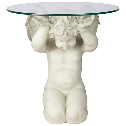 Cherubs Care Glass Topped Table