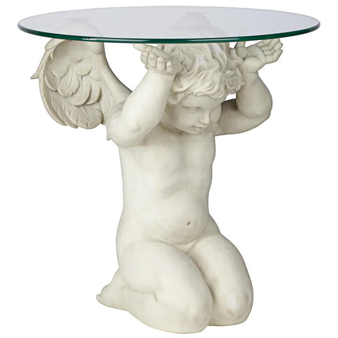 Cherubs Care Glass Topped Table