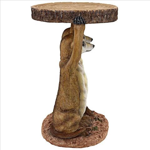 Kalahari Meerkats Side Table