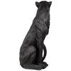 Image of Pensive Panther Black Jaguar Statue