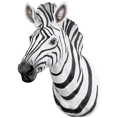 Zebra Head Wall Sculpture