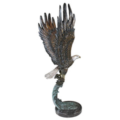 Majestic Eagle Bronze Statue