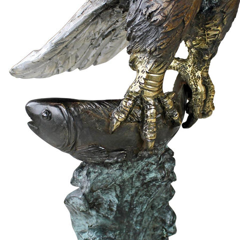 Majestic Eagle Bronze Statue
