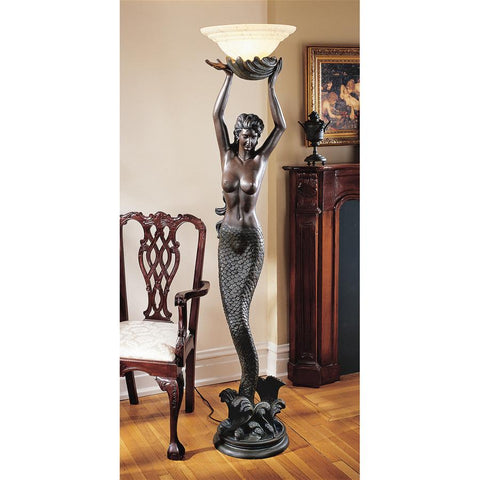 The Goddess Offering Mermaid Floor Lamp