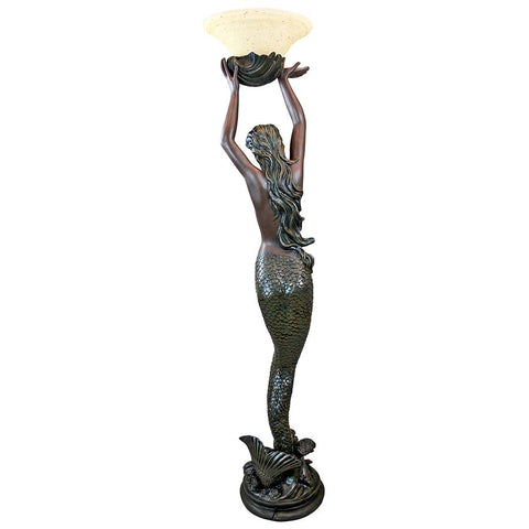The Goddess Offering Mermaid Floor Lamp