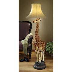 Heads Above Giraffe Floor Lamp