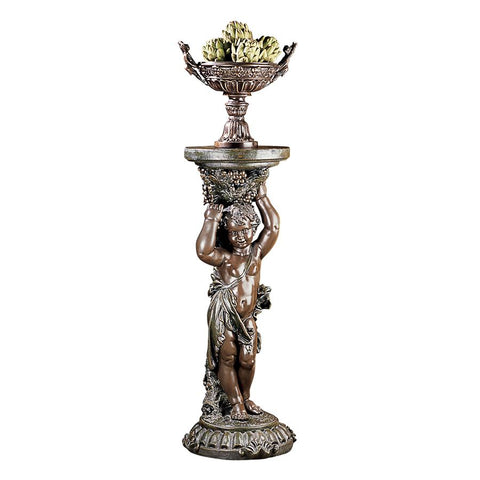 Sous La Vigne Pedestal Bronze Finish