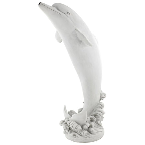 Medium Tropical Tale Dolphin Piped Statue