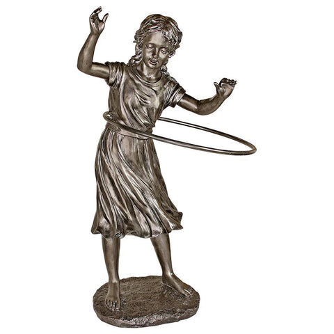 Harriet Hula Hooping Girl Statue