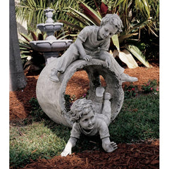 Hide And Seek Kids Statue