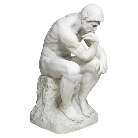 Estate Thinker By Rodin Statue