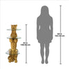 Image of Royal Egyptian Cheetah Pedestal Table