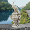 Image of Staverden Peacock On An Urn Statue
