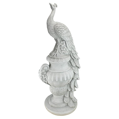 Staverden Peacock On An Urn Statue