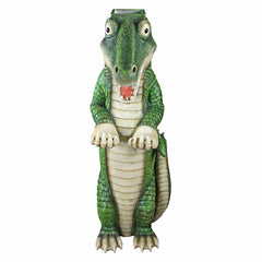 Postal Gator Mail Post Sleeve Statue