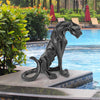 Image of Rampant Tranquility Black Panther Statue